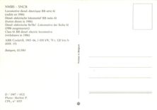 CPM NMBS SNCB locomotive diesel électrique 