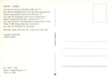 CPM SNCB NMBS locomotive diesel hydraulique