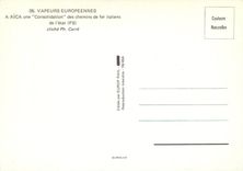 CPM Vapeurs Europeennes une consolidation des chemins de fer italiens