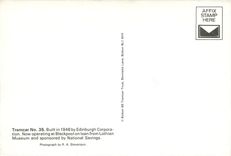 CPM Tramcar built by Edinburgh Corporation now operating at blackpool on loan from Lothian museum 