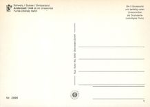 CPM Switzerland Andermatt Furka Oberalp Bahn