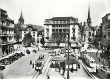 CPM  Zurich Paradeplatz verein tram museum Zurich