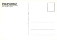 CPM  Achsiger Gelenk Triebwagen der stuttgarter Strabenbahnen