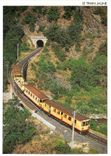 CPM Train jaune sur la ligne reliant Villefranche de Conflent et Labour de Carol