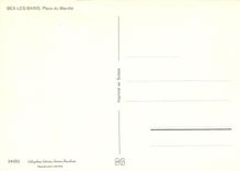 CPM Bex Les Bains Place du marché