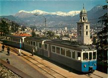 CPM Nouveau train articulé du chemin de fer Lugano