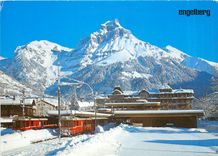 CPM Engelberg station LES hotel Bellevue terminus Hahnen