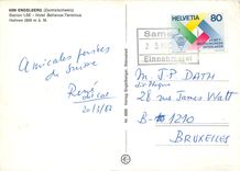 CPM Engelberg station LES hotel Bellevue terminus Hahnen