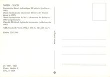 CPM NMBS SNCB locomotive diesel hydraulique