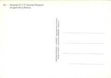 CPM Autorail SITP Cannes Ranguin en gare de la Bocca