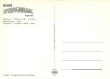 CPM Montreux Gruyéres Bulle Broc