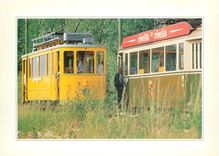 CPM Promenade originale sur la berge de la Deule