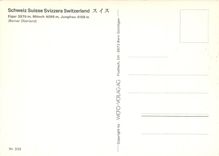 CPM  Switzerland Eiger Monch