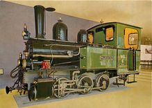 CPM Verkehrshaus der Schweiz Luzern Damplokomotive Waldenburg 