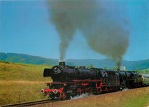 CPM IG 41018 oil burning steam locomotive for fast freight 