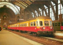 CPM NMBS SNCB Autorail triple serie 40 