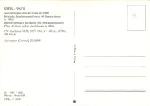 CPM NMBS SNCB Autorail triple serie 40 