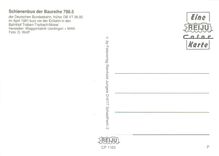 CPM Schienenbus der Baureihe 798 5 