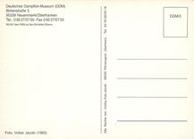 CPM Deutsches Dampflok Museum Birkenstrasse 5 