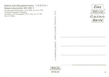 CPM Locomotive 112 012 0 Locomotive 202 405 7 