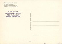 CPM Locomotive 501650 der Stadt Aulendorf 