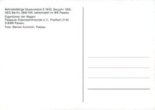 CPM Betriebsfahige Museumslok E 1803 