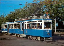 CPM Verkehrbetriebe Zurich Motor car Be 4 4 1346 and trailer B2 679 