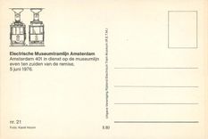 CPM Electrische Museumtramlijn Amsterdam 