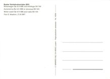 CPM Basler Verkehrsbetriebe Motor coach Be 4 4 486 and trailer B4 144 