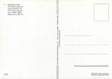 CPM Barcelona Tramvia Blau Cotxe Serie 5 10 