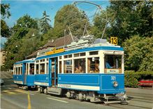 CPM Verkehrsbetriebe der Stadt Zurich Motorwagen Ce 44 Nr 321 