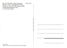 CPM Be 4 4 400 BVB Dante Schuggi Tramclub Basel 