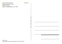 CPM Be 2 2 141 B St B Depot Wiessenplatz 