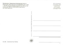 CPM Zurchertram Zweiachser Anhangerzug Linie 14 