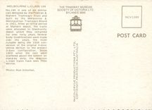 CPM Melbourne L Class 104 designed by the Prahran Malvern Tramways Trust and built by the Melbourne 