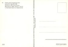 CPM Tram vies de Barcelona Cotxe 812 Serie 801 835 