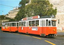 CPM Transports Publics de Geneve Motor coach Be 4 4 721 and trailer B4 312 