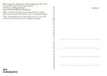 CPM TSOL articulated electric tramcar Be 4 4 212 in Avenue de Provence 