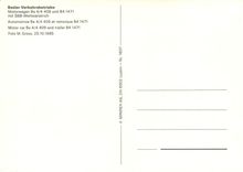 CPM Basker Verkehrsbetriebe Motor car Be 4 4 409 and trailer Bs 1471 