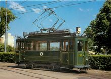 cPM Basler Verkehrsbetriebe Be 2 2 126 Museumswagen des Tram Club Basel 
