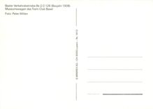 cPM Basler Verkehrsbetriebe Be 2 2 126 Museumswagen des Tram Club Basel 