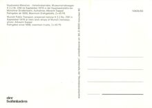 cPM Munich Public Transport preserved tramcart A 2 2 No 256 at main work shops of Munich Tramways 