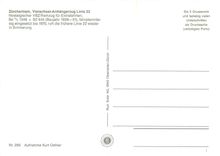 cPM Zurchermtram Vierachser Anhangerzug Linie 22 Be 4 4 1346 