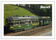 cPM Basel Bale Dante Schuggi Ausflugstram der BVB 