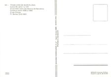 cPM Tram vies de Barcelona Cotxe 58 serie 1 a 124 