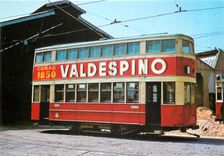 cPM Tram vies de Barcelona Cotxe 205 