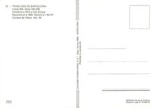 cPM Tram vies de Barcelona Cotxe 205 