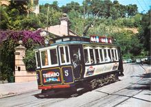 cPM Barcelona Tramvia Blau Cotxe Series 5 10 