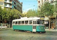 cPM Tram vies de Barcelona Cotxe 513 