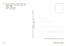 cPM Tranvia de Madrid Serie 1001 a 1160 